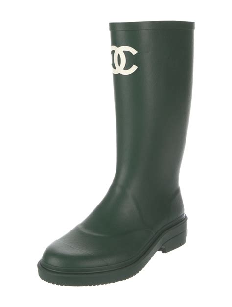 chanel green rain boots|rubber Chanel boots 2021.